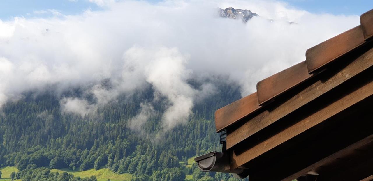 Ferienhaus&Ferienwohnung Wiñay Wayna Gotschna Blick Klosters-Serneus Exterior foto